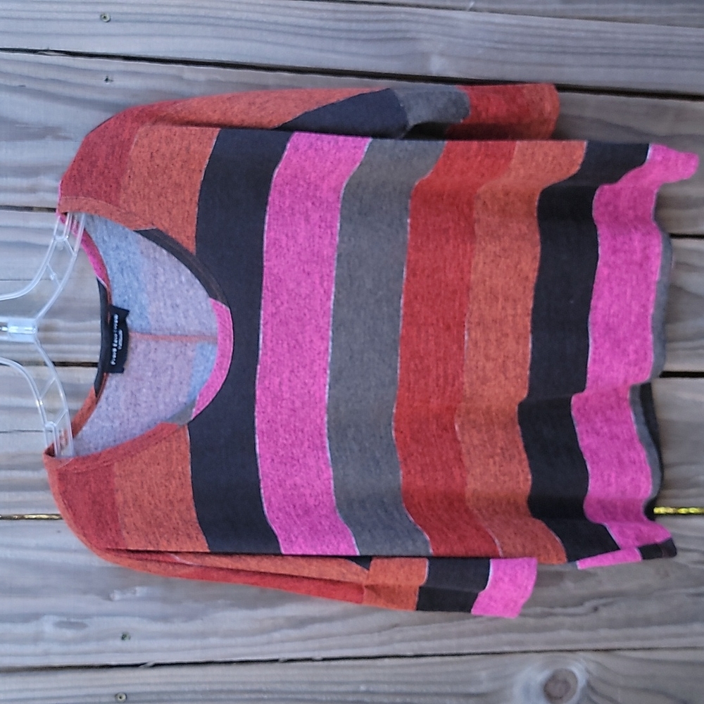 Multi-Colored Striped Pull Over